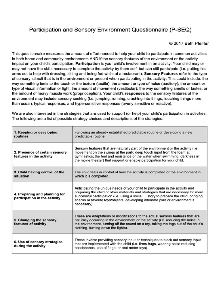 PSEQ | PDF