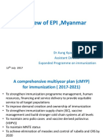 Overview of EPI Myanmar