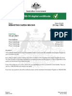COVID-19 Digital Certificate SEBASTIAN OJEDA MACIAS