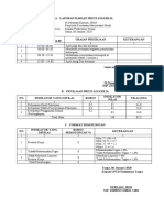 LAPORAN HARIAN PRESTASI KERJA Jan - Maret 2020