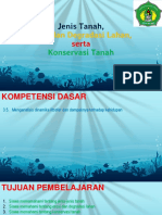 Jenis Tanah, Erosi, Degradasi, Dan Konservasi Tanah