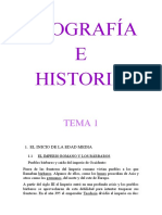 Geografía e historia, tema 1