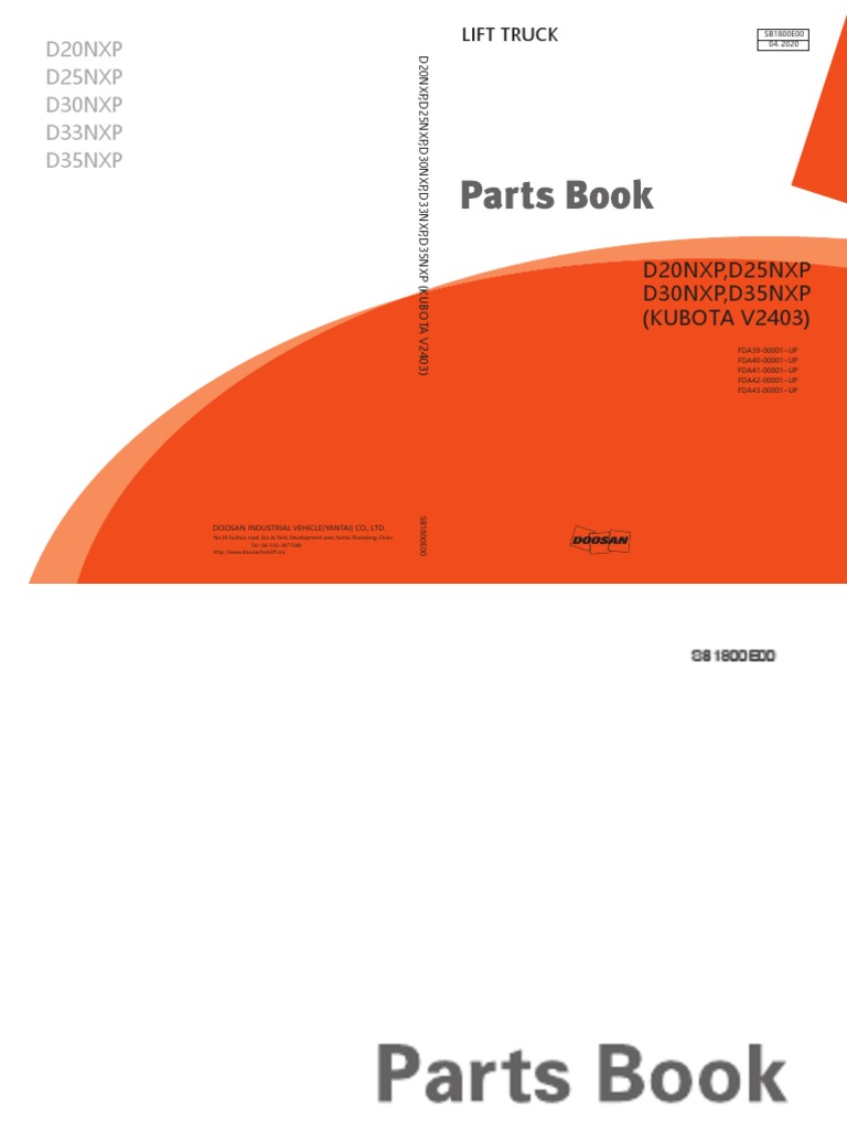 D20 25 30 33 35NXP Stage-V (Sb1800e) | PDF | Screw | Brake
