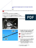 A.3.01 Checking Engine Oil Level and Changing Engine Oil and Engine Lubrication System Filter