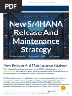 2023 New S - 4HANA Release and Maintenance Strategy - IgniteSAP