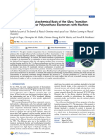 Elucidating The Physicochemical Basis of The Glass Transition Temperature in Linear Polyurethane Elastomers With Machine Learning