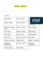 Family and Friends 4C Phonetics