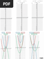 Quadratic Graphs Plotting Worksheet C A4