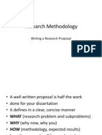 Writing A Research Proposal