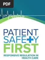 Download Patient Safety First Responsive Regulation in Health Care by Rachmad Pg SN65470639 doc pdf