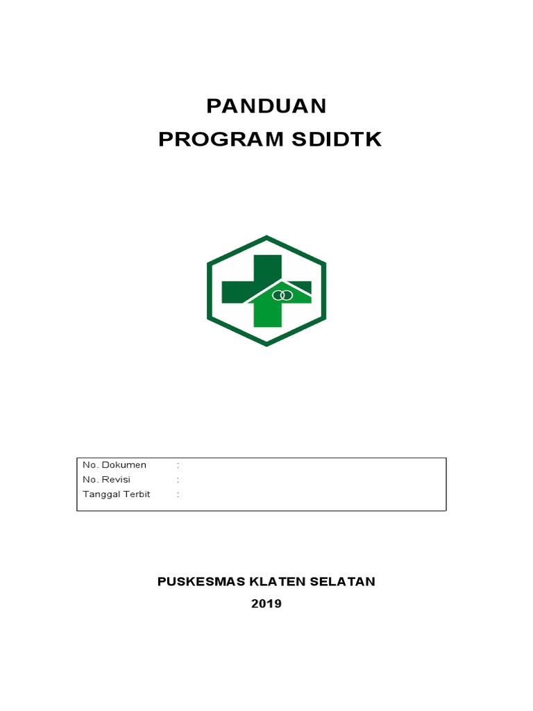 3.panduan SDIDTK | PDF | Bisnis | Kesehatan Holistik