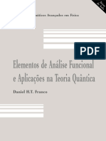 Franco, Daniel Heber Theodoro - Elementos de Análise Funcional & Aplicações Na Teoria Quântica-Departamento de Física (DPF), Universidade Federal de Vi