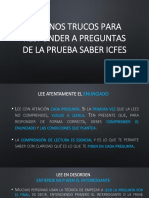 Trucos para Responder A Preguntas de La Prueba Saber ICFES