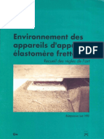 Environnement de Appareils D'appui en Élastomère Fretté