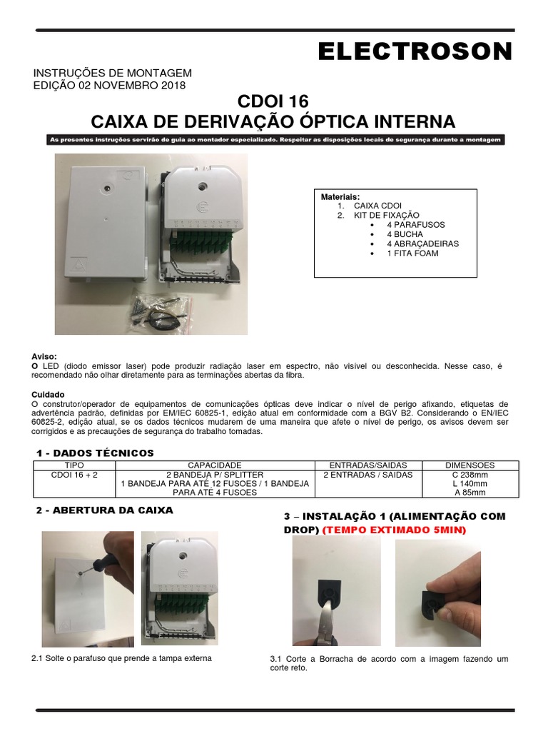 Manual Cdoi 16 Oi Edição 02 Novembro 2018 | PDF | Bens manufaturados ...