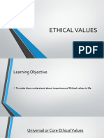 Ethical Values PPT New