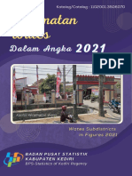 26.kecamatan Wates Dalam Angka 2021
