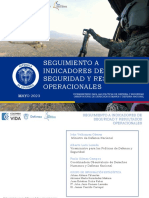 Seguimiento A Indicadores de Seguridad y Resultados Operacionales Enero - Mayo 2023