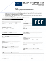 Tenancy Application Form