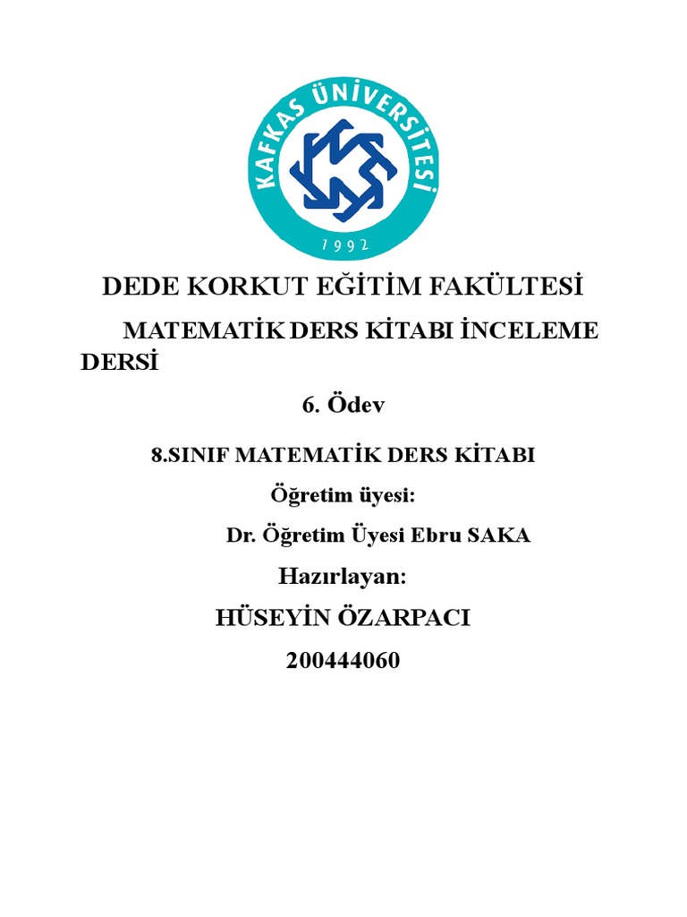 6 - Ödev | PDF