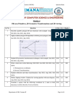 18CS62 CGV QuestionBank Module 2