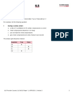 Ils MCQ Paper BTL