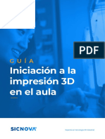 Iniciacion A La Impresion 3D - Sicnova