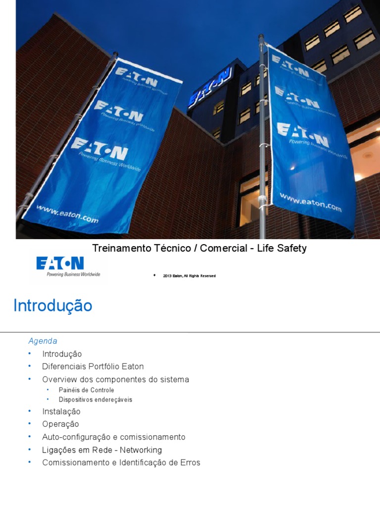 Treinamento Eaton: Sistemas de Incêndio | PDF