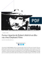 Fureur Apache de Robert Aldrich en Blu-Ray Chez Elephant Films