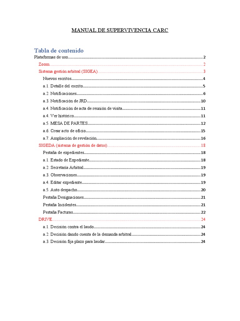 Manual SIGEA CARC PUCPS | PDF | Informática