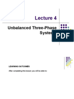 BEF 23803 - Lecture 4 - Unbalanced Three - Phase Circuits