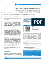 Antimicrobial Efficacy of Sodium Hypochlorite,.11