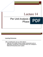 BEF 23803 - Lecture 14 - Per Unit Analysis of Three Phase System