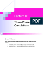 BEF 23803 - Lecture 9 - Three-Phase Power Calculations