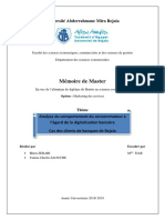 Analyse Du Comportement Du Consommateur À L'égard de La Digitalisation Bancaire Cas Des Clients D