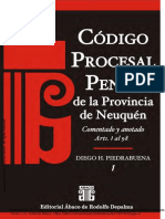 Codigo Procesal Penal de La Provincia de Nequen