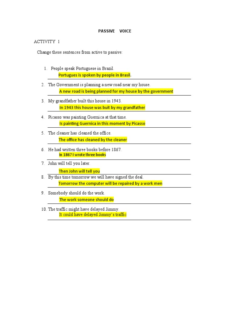 THE PASSIVE VOICE PDF visual data 8