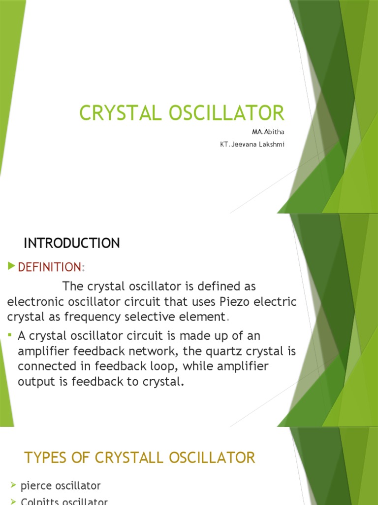 Crystal Oscillator PDF