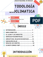 Metodología BIOCLIMATICA