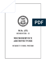 M.SC IT Microservice Architecture SUBJECT CODE PSIT203 Inside Pages