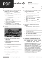 COL - TRB 4 - Standard - Grammar - WS Unit 7 - Without Answers