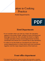 Hotel Departments