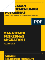 Kelompok 3 - Manajemen Puskesmas