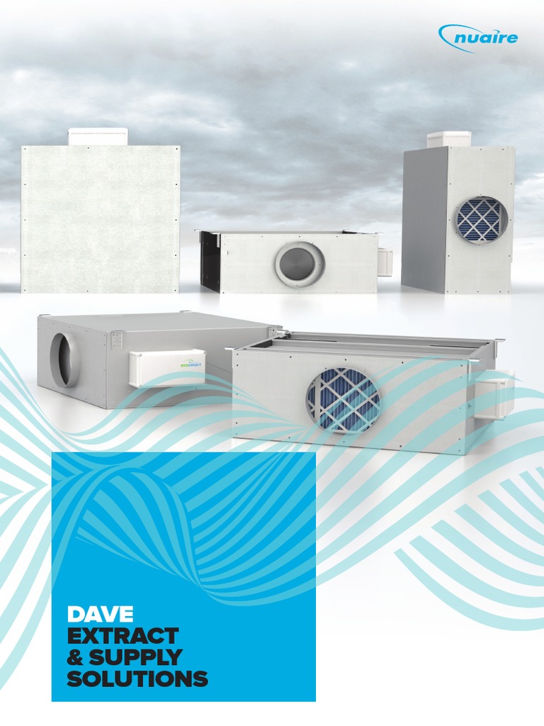 Nuaire Dave Brochure | PDF | Efficient Energy Use | Energy Conservation