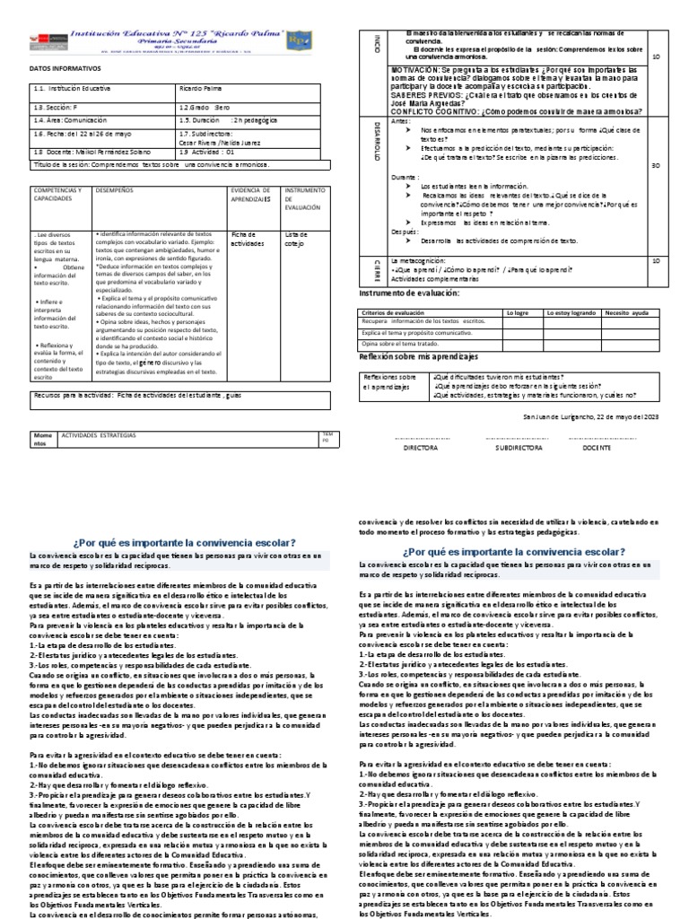 Actividad 03 3ero 2023 Pdf Podcast Evaluación