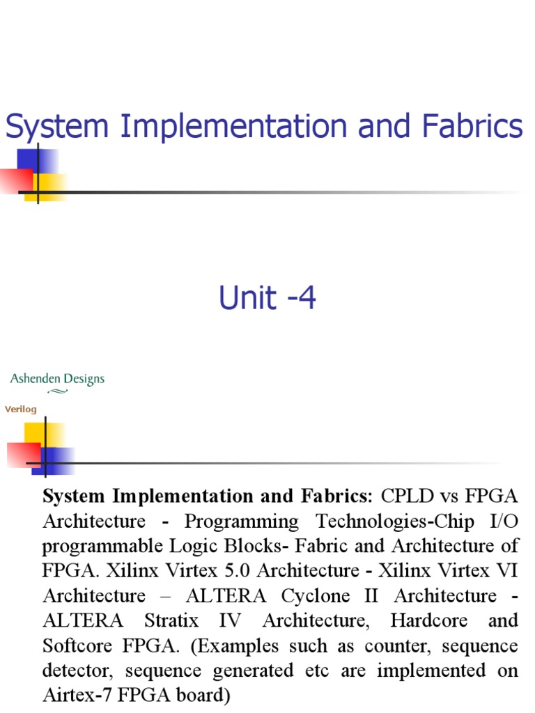 FPGA vs CPLD: Architecture & ICs | PDF | Field Programmable Gate Array ...