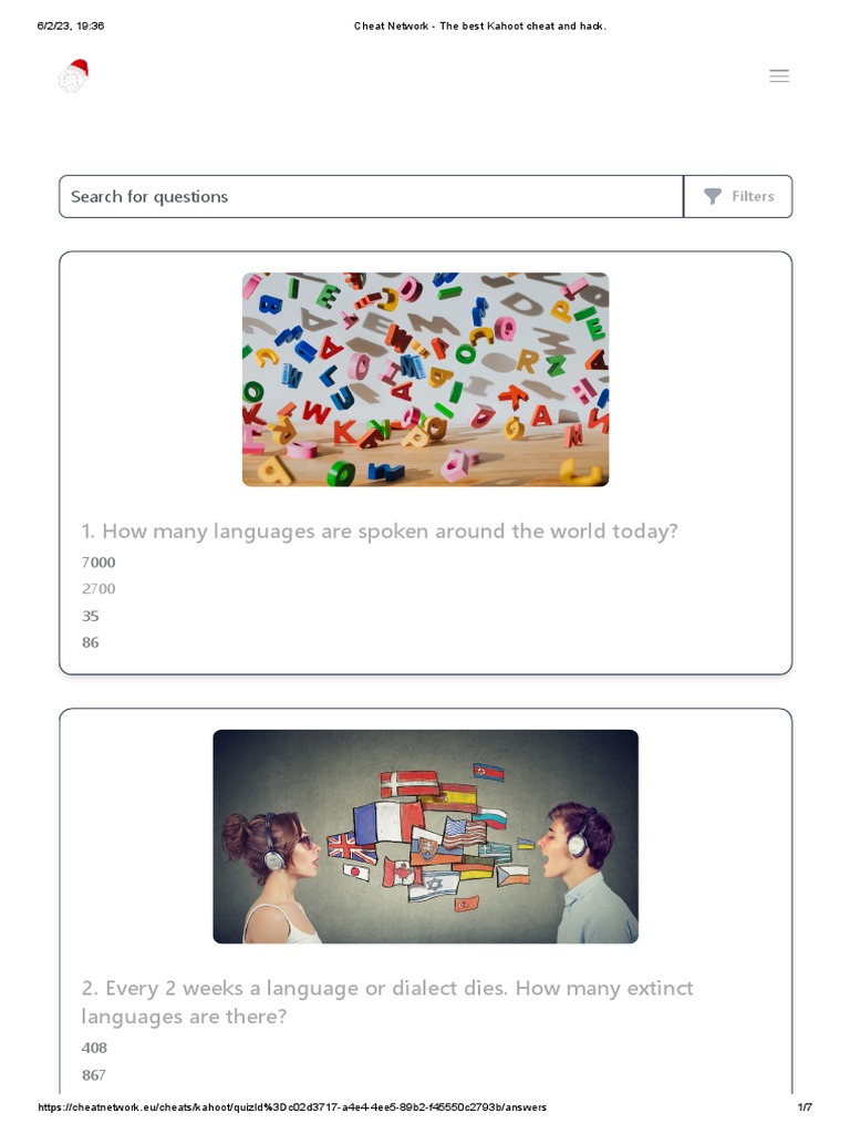 Cheat Network The best Kahoot cheat and hack_ PDF Cognitive