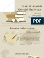 Kaidah Asasi Qowaid Fiqhiyah