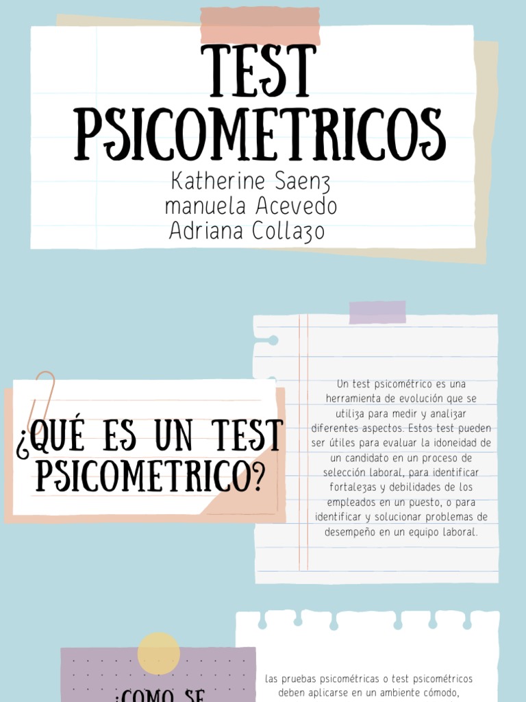Guía de Test Psicométricos Laborales | PDF