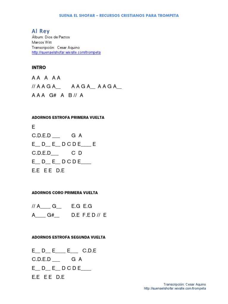 Acordes y Notas de 